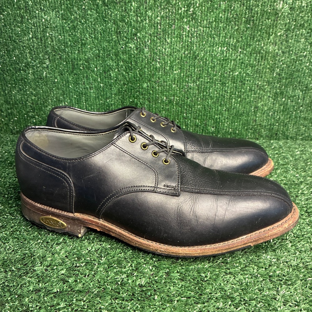 FootJoy Premiere Classics Dry Waterproof Leather Golf Shoes Black Mens 9 E Wide